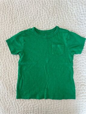 Crewcuts Bright Green Short-Sleeve Pocket Tee